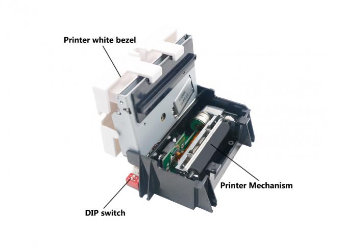 White Panel Ticket Printer Mechanism 58MM Paper Width 384 Dots For Fiscal