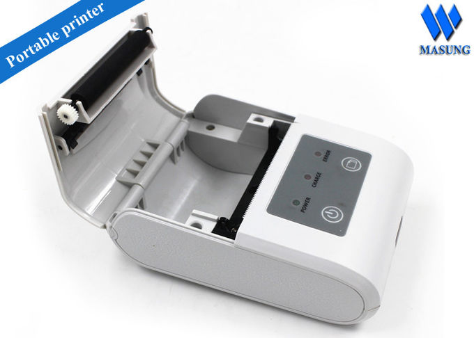 White Irda Portable Thermal Printer Bluetooth Android For Clinical Analyzer