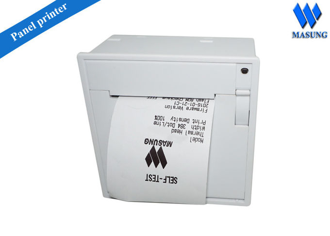 58 Mm White Usb Thermal Receipt Printer For Panel Kiosk , Customization Shell Color