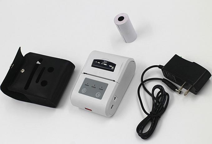 White and Black USB Portable Thermal Tablet Printer Easy Paper Loading