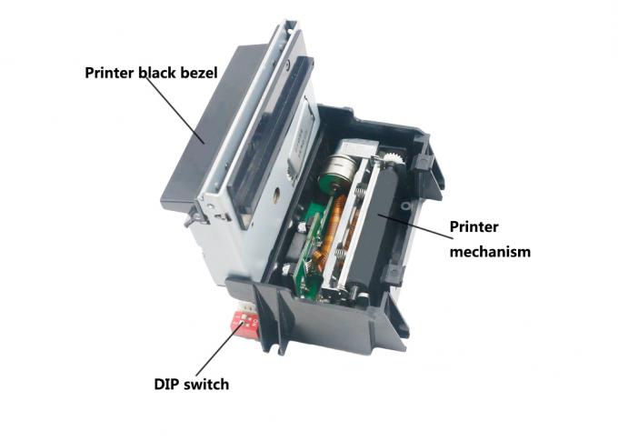 Black Logo Ticket Printer Mechanism 80mm Support Paper Jam Prevention