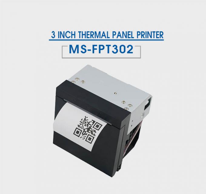 3 Inch Thermal Barcode Panel Mount Printers 576 Dots / Line With Auto Cutter
