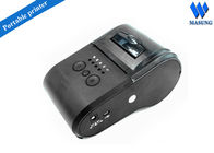 Portable Mobile Type Bluetooth Thermal Printer For Android ,  2600mah Capacity Battery