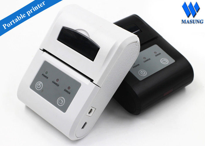 White Irda Portable Thermal Printer Bluetooth Android For Clinical Analyzer